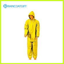 Traje de baño 2PCS Yellow PVC Polyester (Rpp-034)